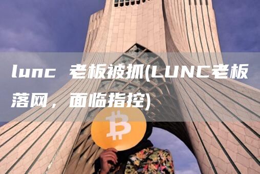 lunc 老板被抓 - LUNC老板落网，面临指控