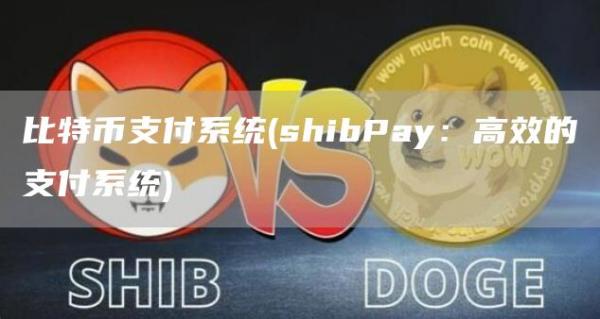 比特币支付系统 - shibPay：高效的支付系统