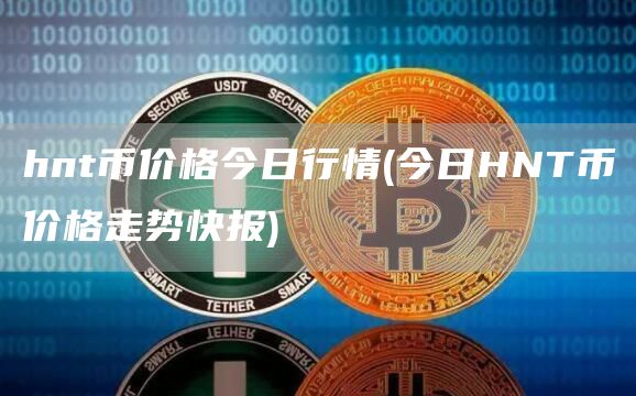 hnt币价格今日行情 - 今日HNT币价格走势快报