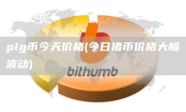 pig币今天价格 - 今日猪币价格大幅波动