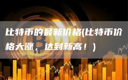 比特币的最新价格 - 比特币价格大涨，达到新高！