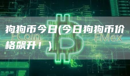 狗狗币今日 - 今日狗狗币价格飙升！