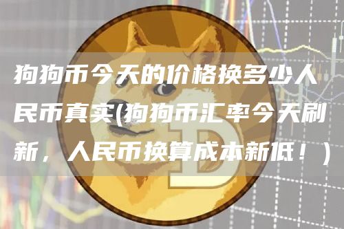 狗狗币今天的价格换多少人民币真实 - 狗狗币汇率今天刷新，人民币换算成本新低！