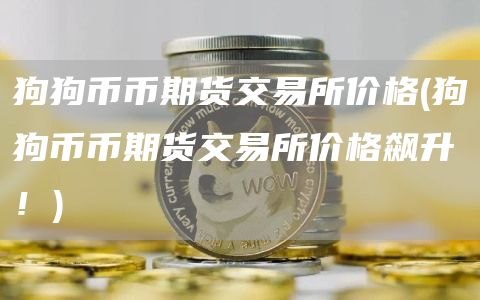 狗狗币币期货交易所价格 - 狗狗币币期货交易所价格飙升！