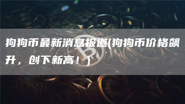 狗狗币最新消息报道 - 狗狗币价格飙升，创下新高！