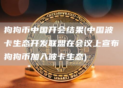 狗狗币中国开会结果 - 中国波卡生态开发联盟在会议上宣布狗狗币加入波卡生态