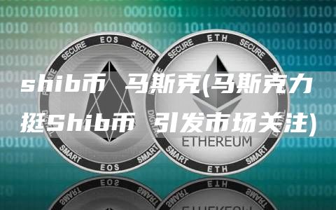 shib币 马斯克 - 马斯克力挺Shib币 引发市场关注