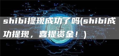 shibi提现成功了吗 - shibi成功提现，喜提资金！