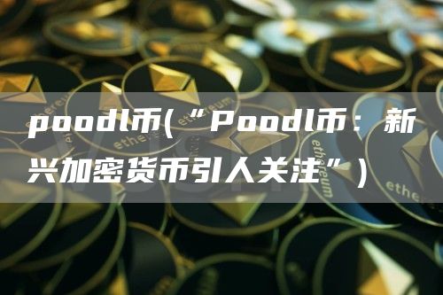 poodl币 - “Poodl币：新兴加密货币引人关注”