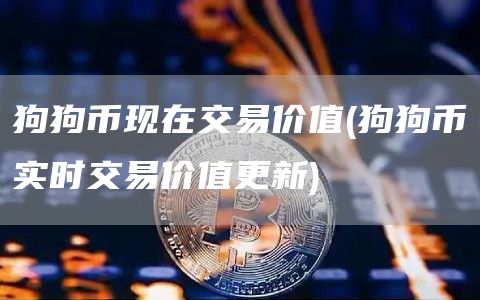 狗狗币现在交易价值 - 狗狗币实时交易价值更新