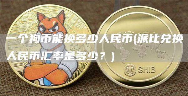 一个狗币能换多少人民币 - 派比兑换人民币汇率是多少？