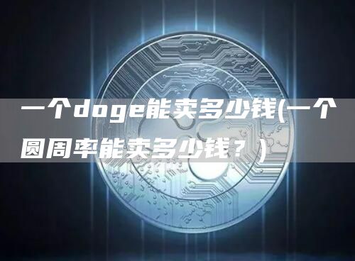 一个doge能卖多少钱 - 一个圆周率能卖多少钱？