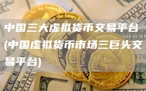 中国三大虚拟货币交易平台 - 中国虚拟货币市场三巨头交易平台