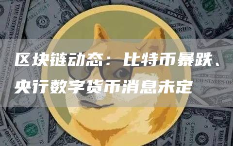 区块链动态：比特币暴跌、央行数字货币消息未定