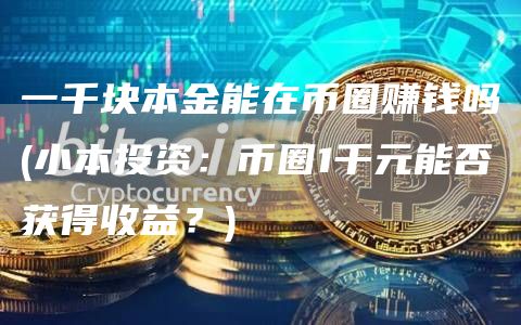 一千块本金能在币圈赚钱吗 - 小本投资：币圈1千元能否获得收益？
