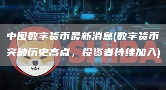 中囤数字货币最新消息 - 数字货币突破历史高点，投资者持续加入