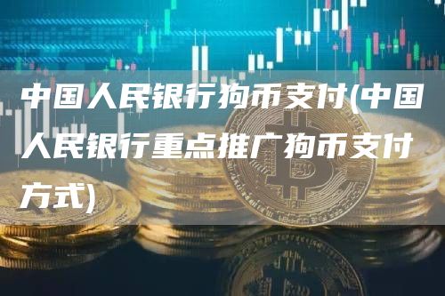 中国人民银行狗币支付 - 中国人民银行重点推广狗币支付方式