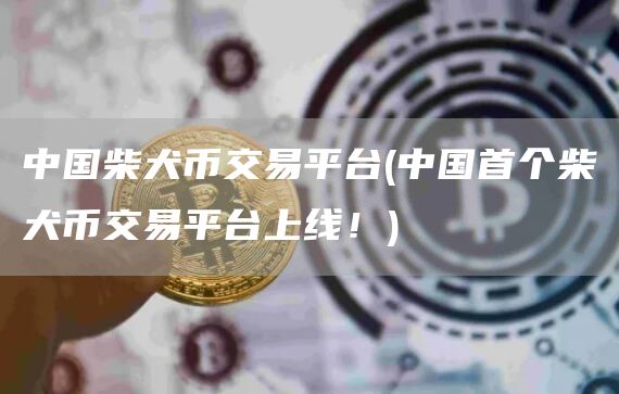 中国柴犬币交易平台 - 中国首个柴犬币交易平台上线！