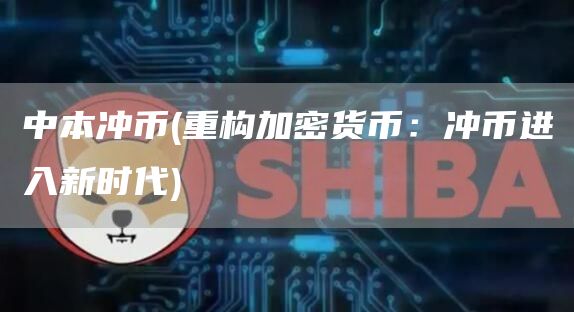中本冲币 - 重构加密货币：冲币进入新时代