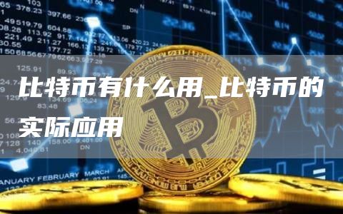 比特币有什么用_比特币的实际应用