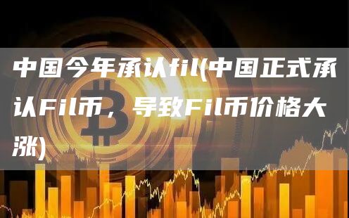 中国今年承认fil - 中国正式承认Fil币，导致Fil币价格大涨